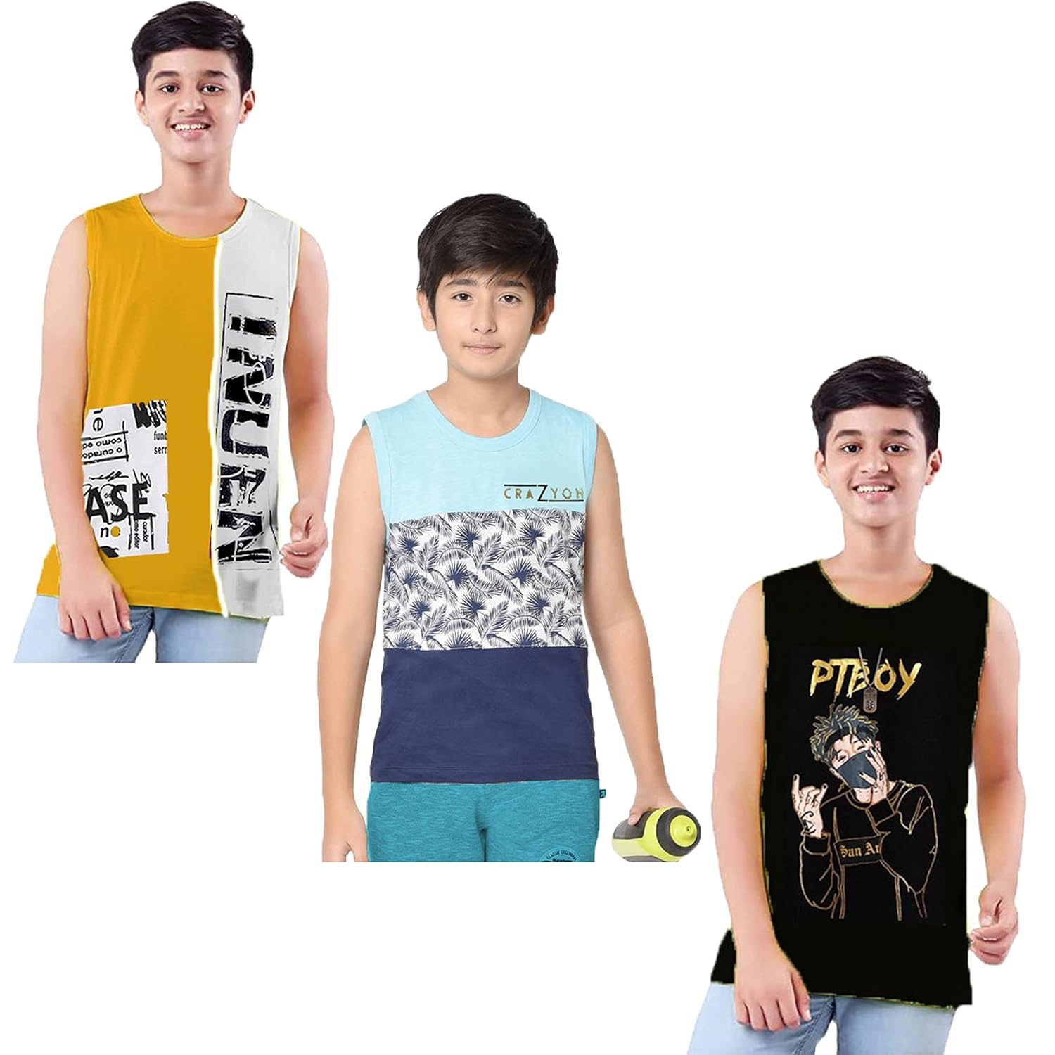 【NIHAOHAO】oversized sleeveless T shirt NIHAOHAO】Girl print oversized sleeveless T-shirt NH0051
